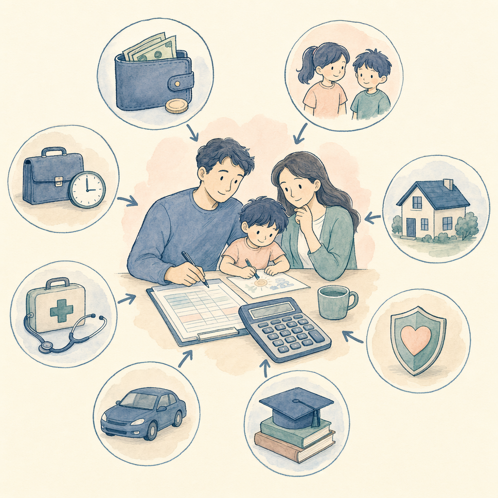 Common factors in the calculation