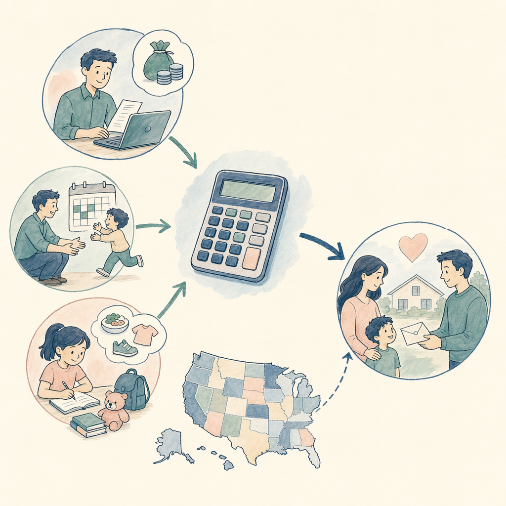 How is child support calculated