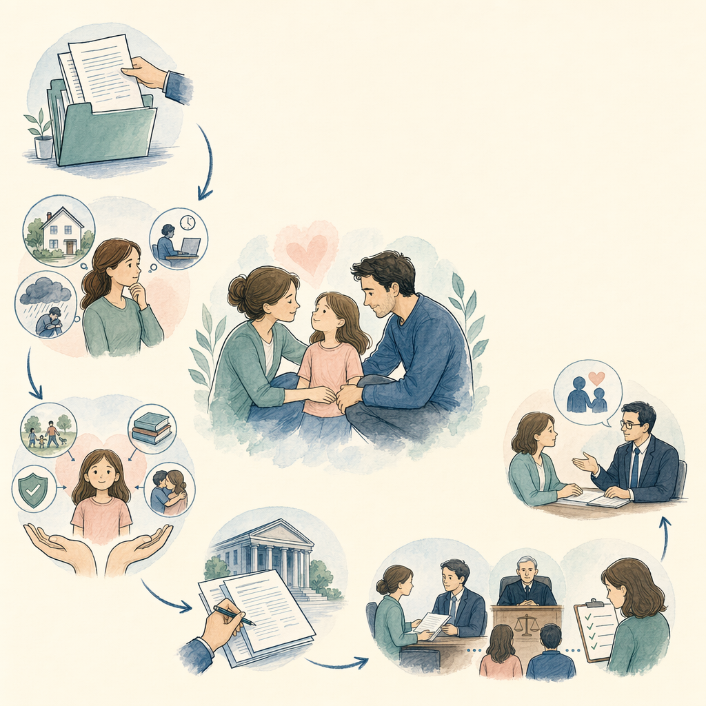 How to change a custody order