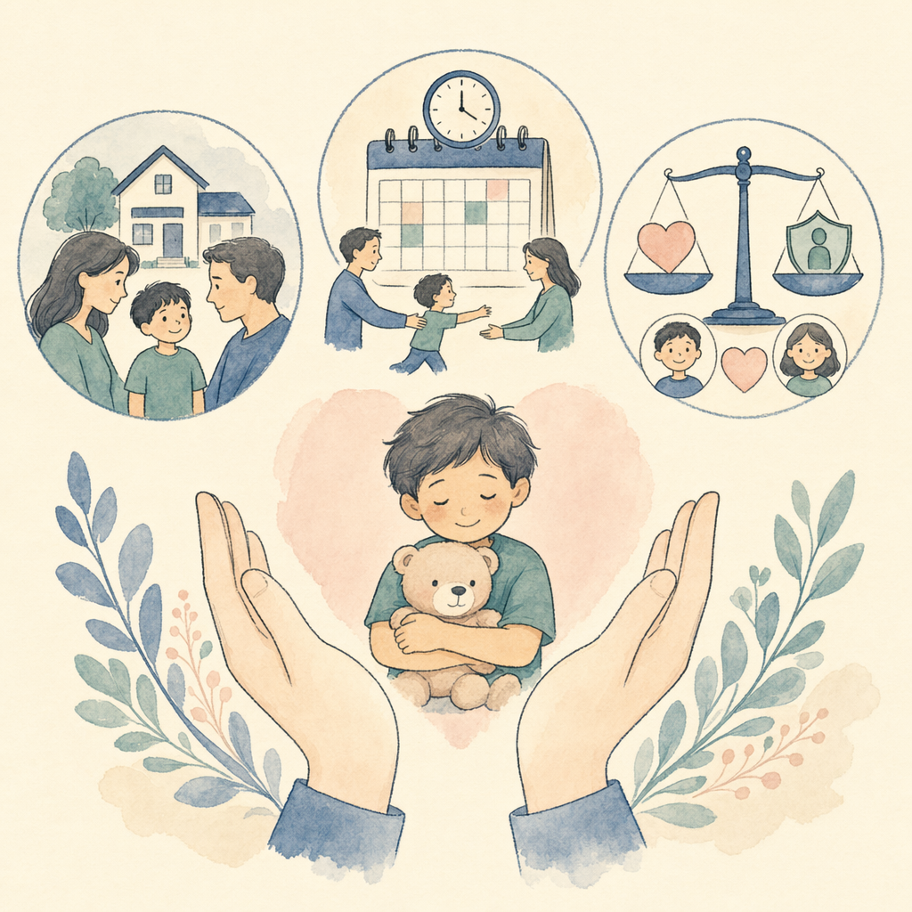 Learn the basics: custody, parenting time, and “best interests”