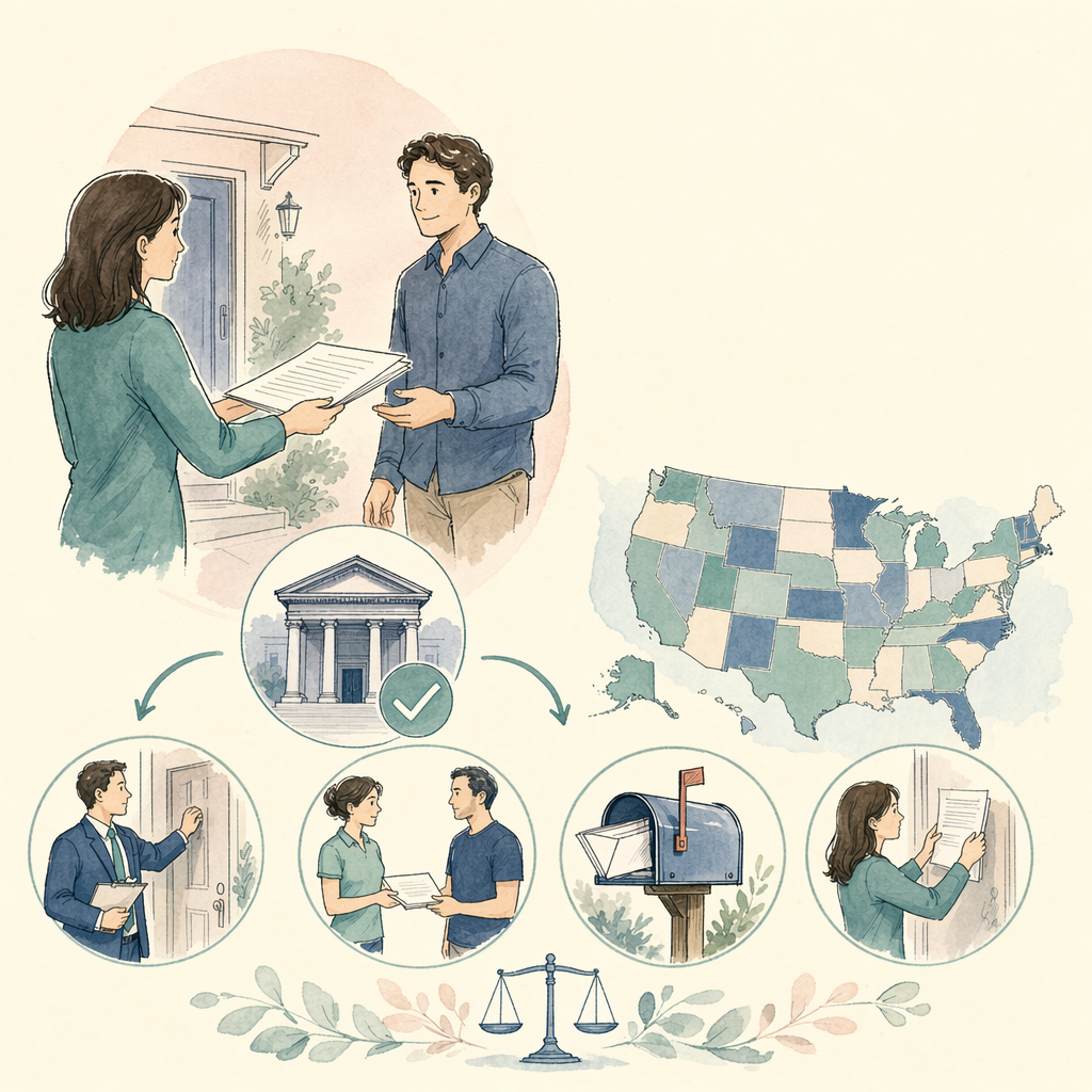 How to serve divorce papers