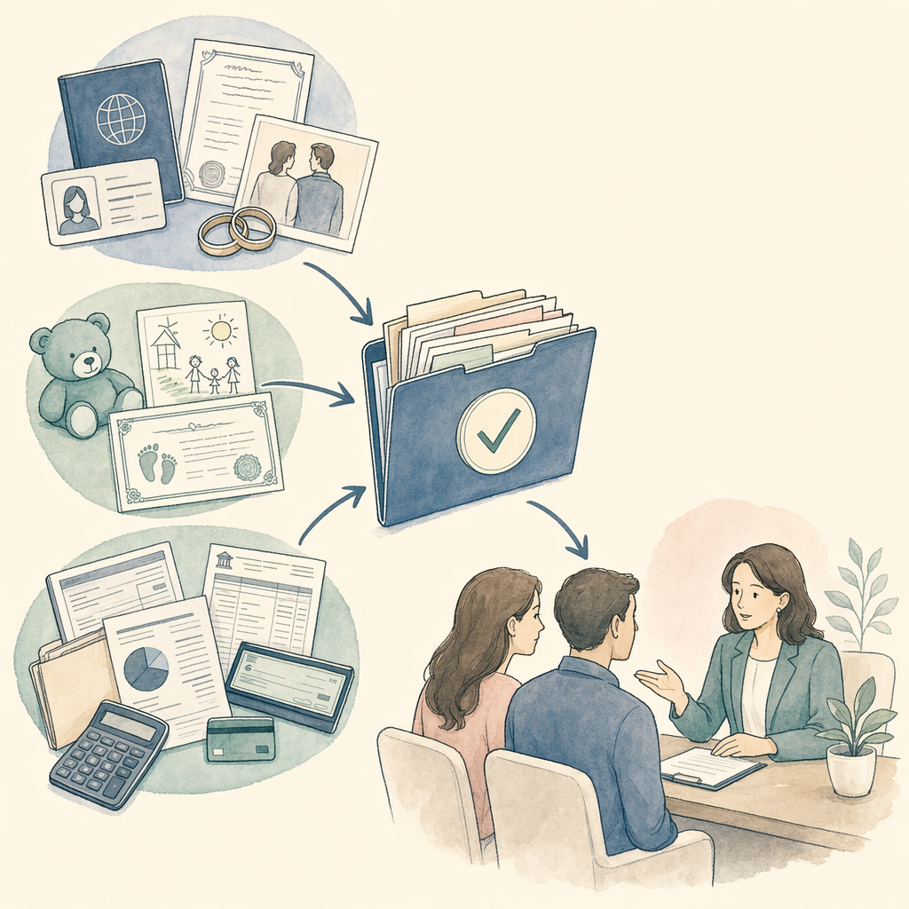 What documents do i need for divorce