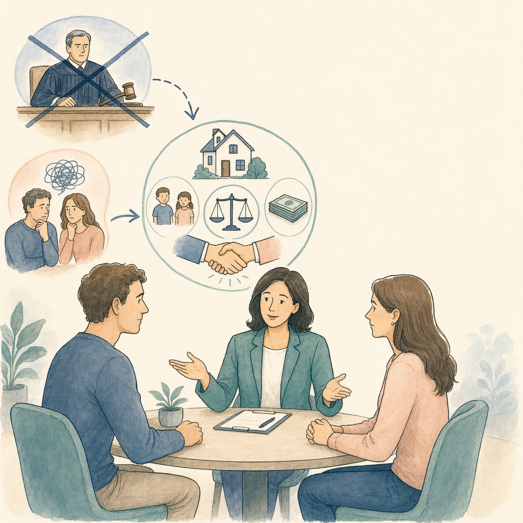 What is mediation in divorce