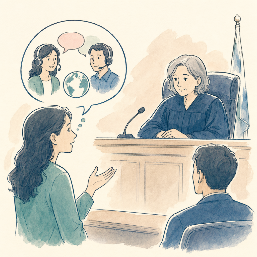 How do you ask for an interpreter?