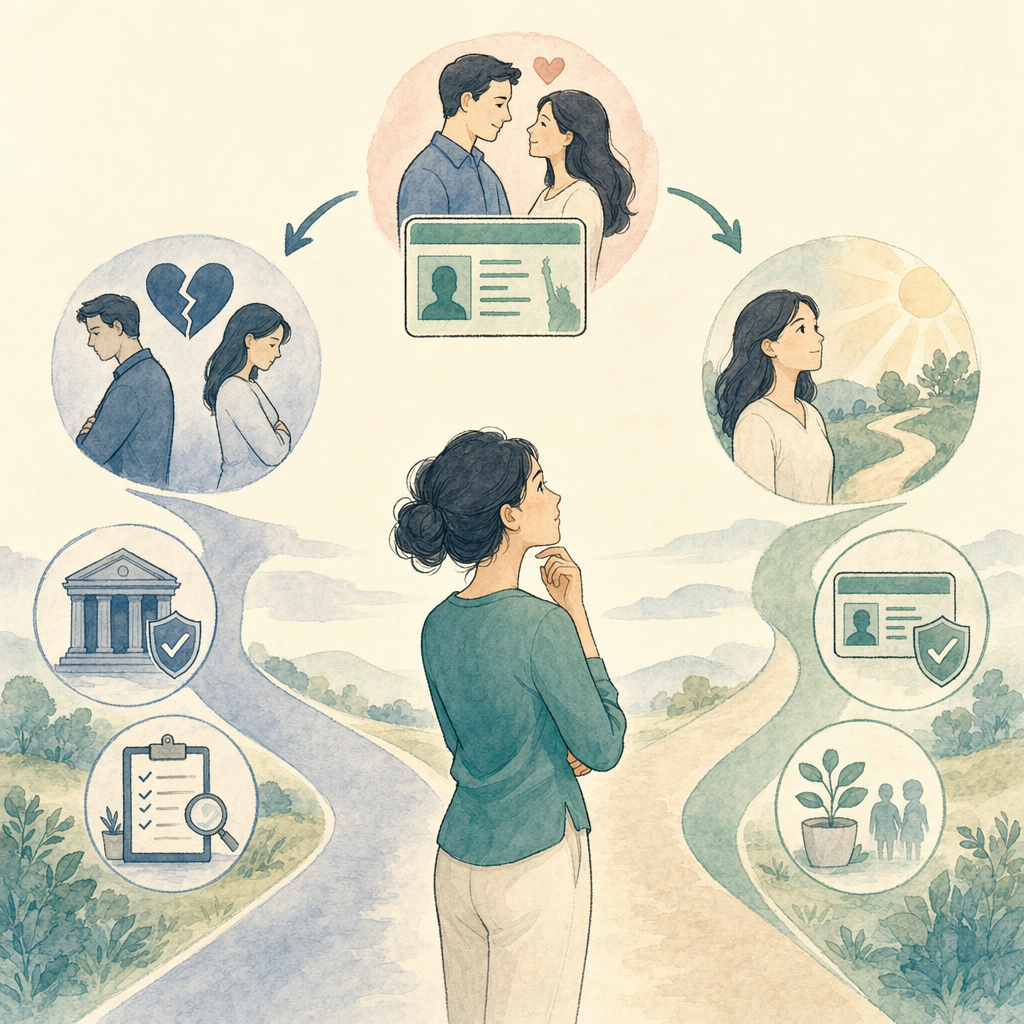If you got your green card through marriage: what divorce can change