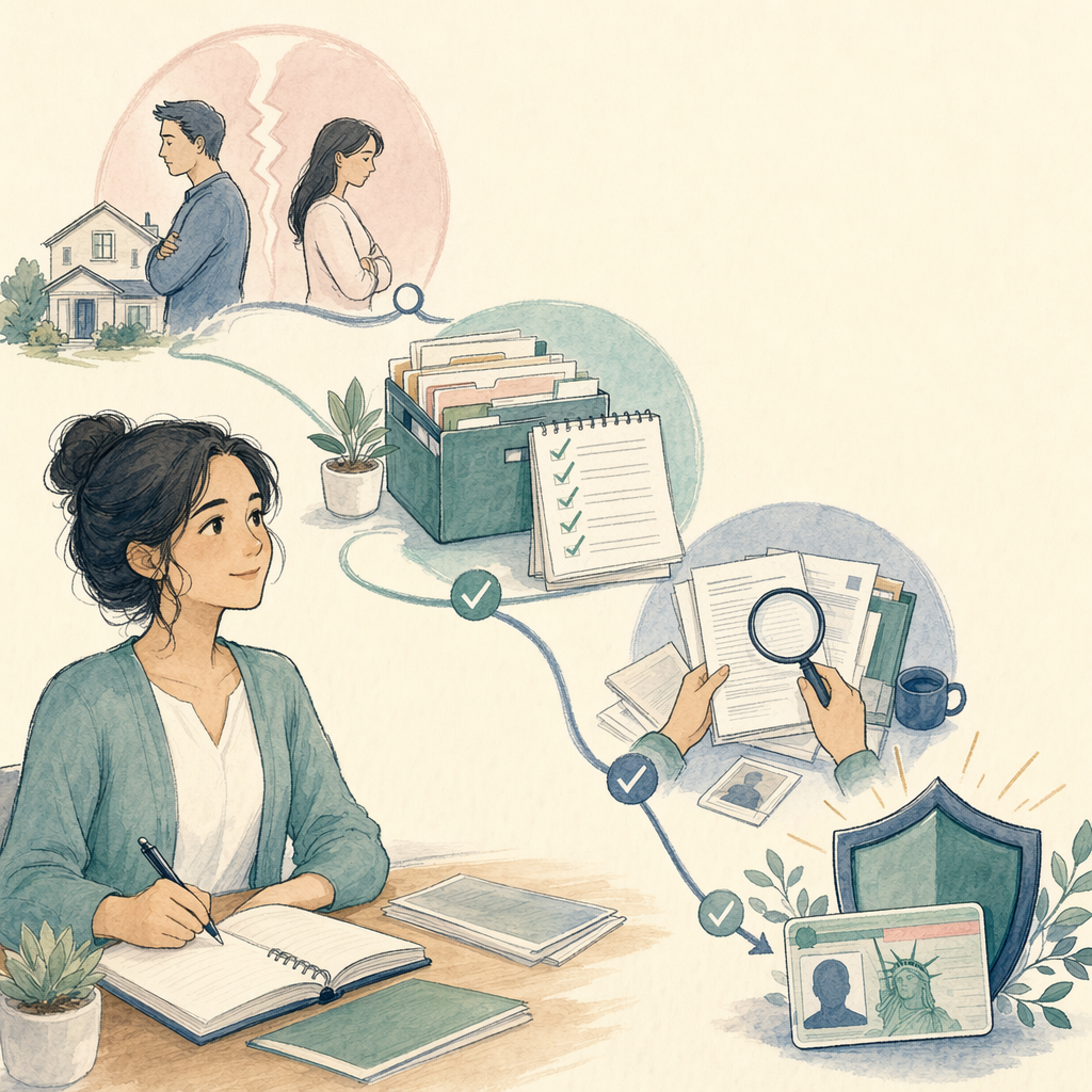 How a green-card holder protected their status
