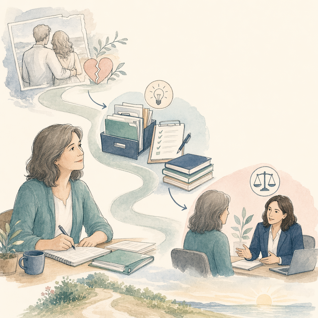 How someone navigated divorce after a long marriage