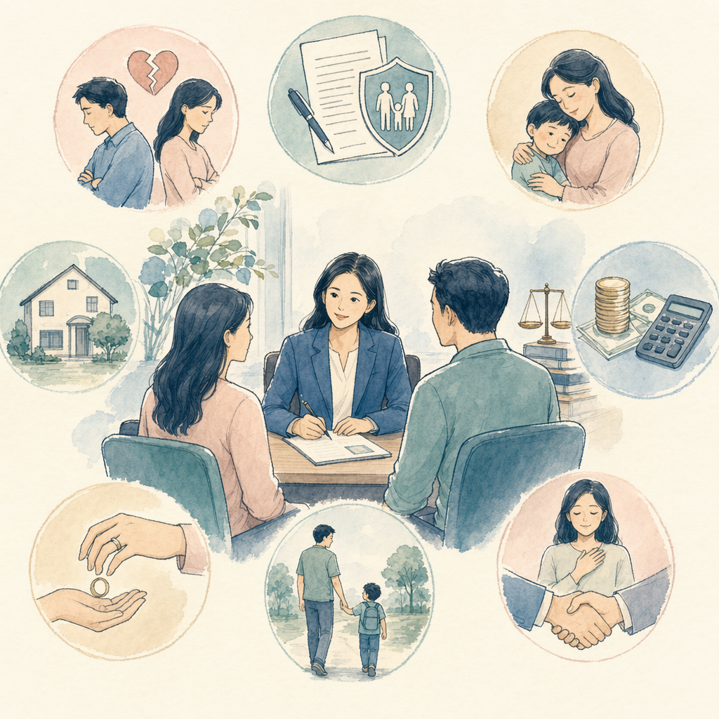 What a family-law attorney can help with