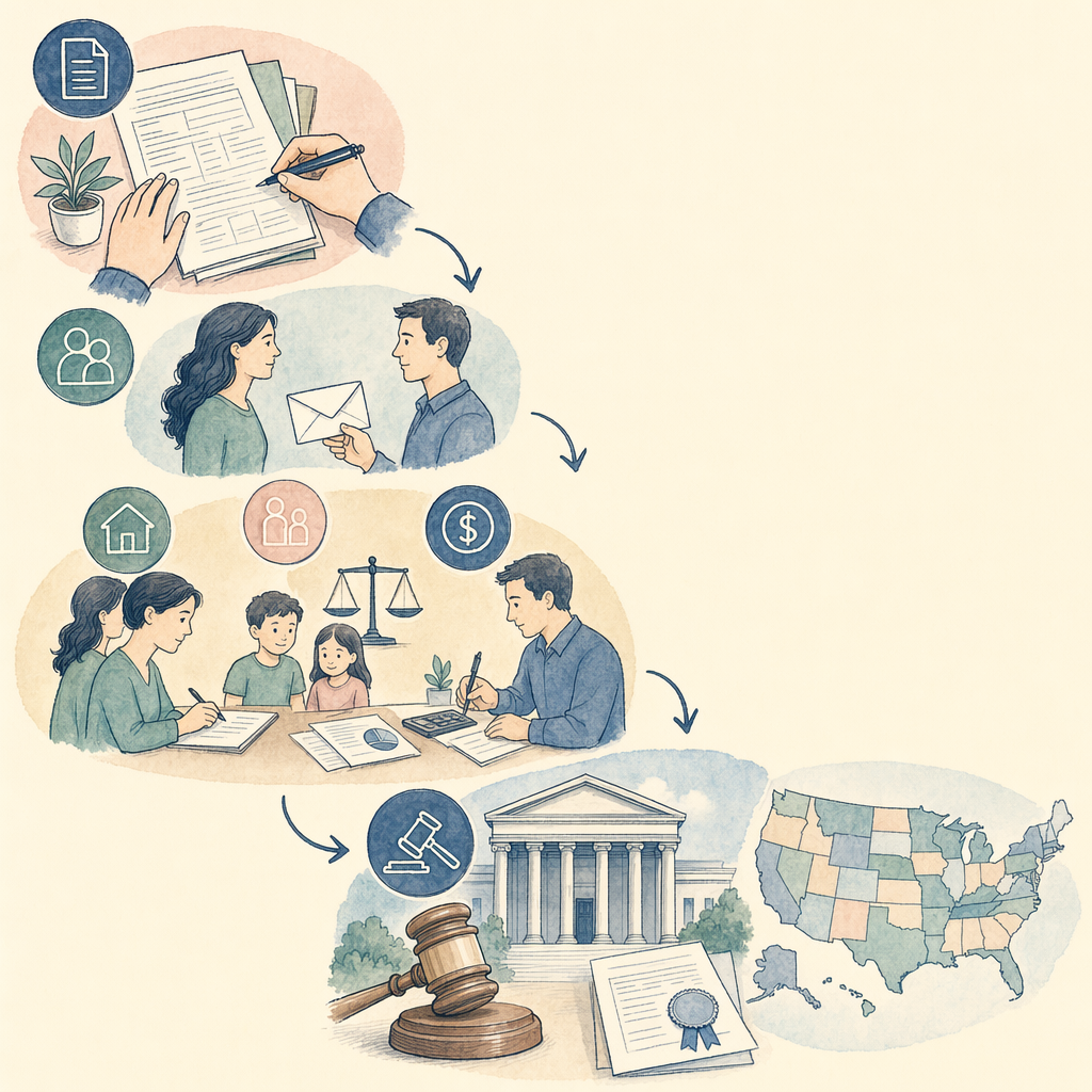 The US Divorce Process, Explained Simply
