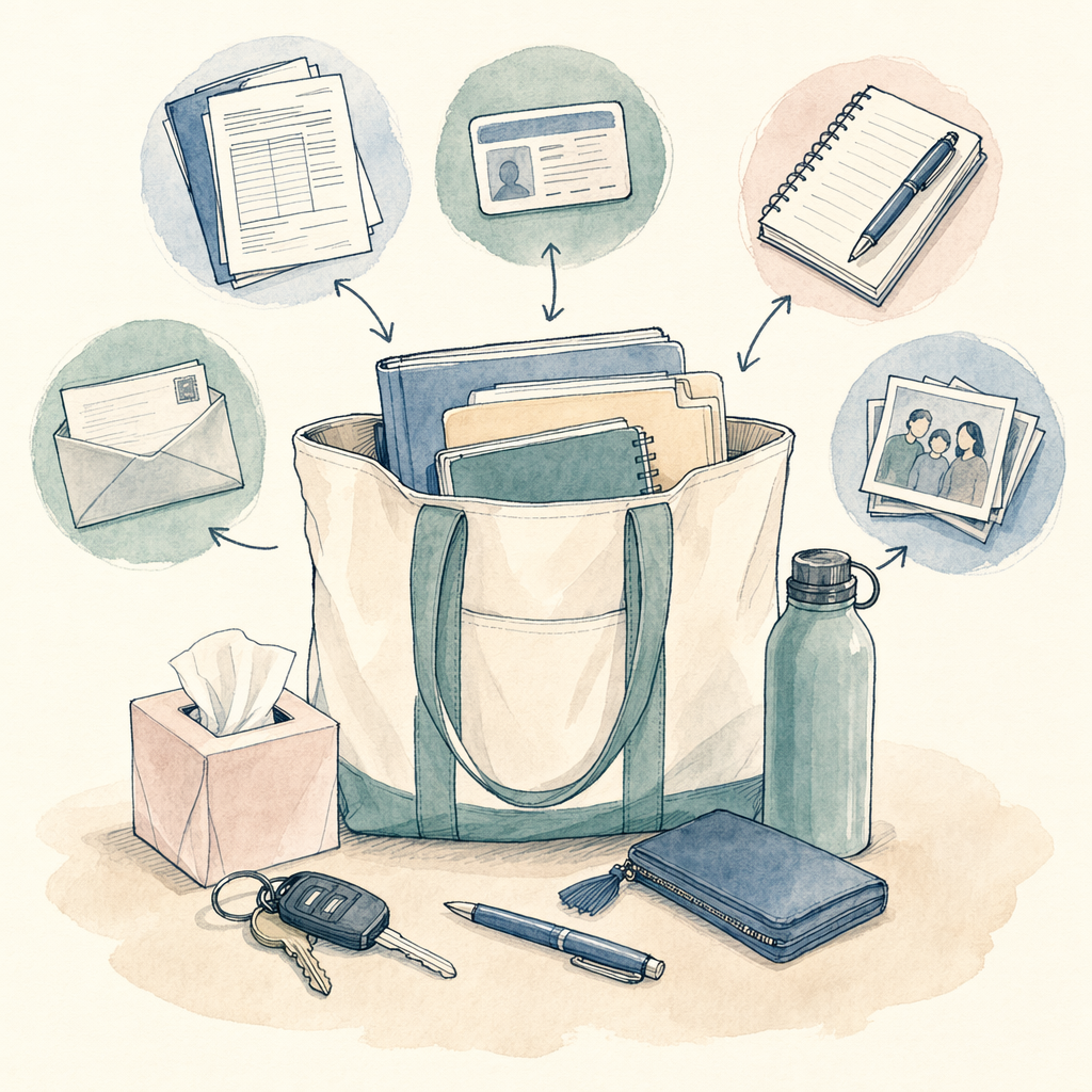 What to gather before you go