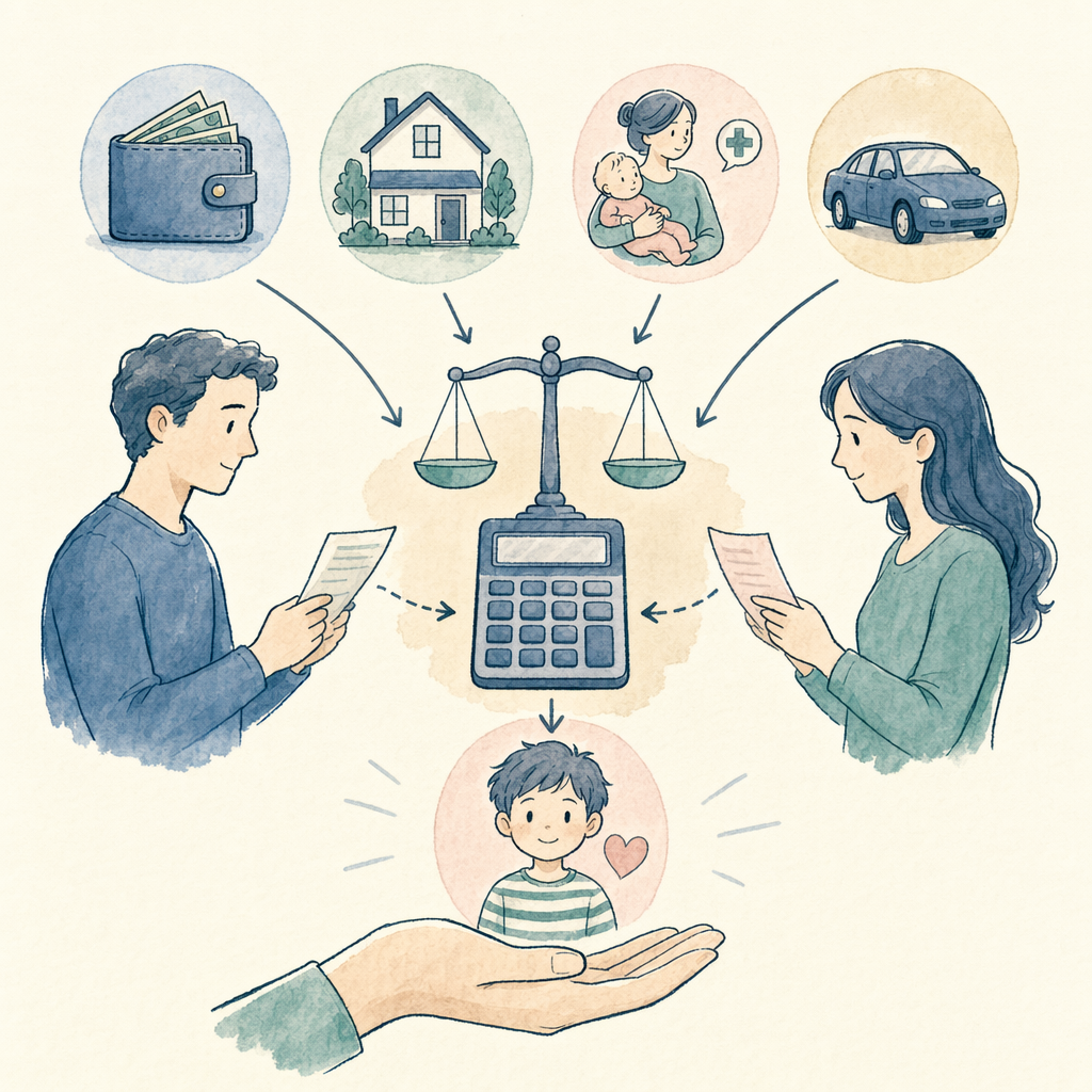 How child support is often calculated