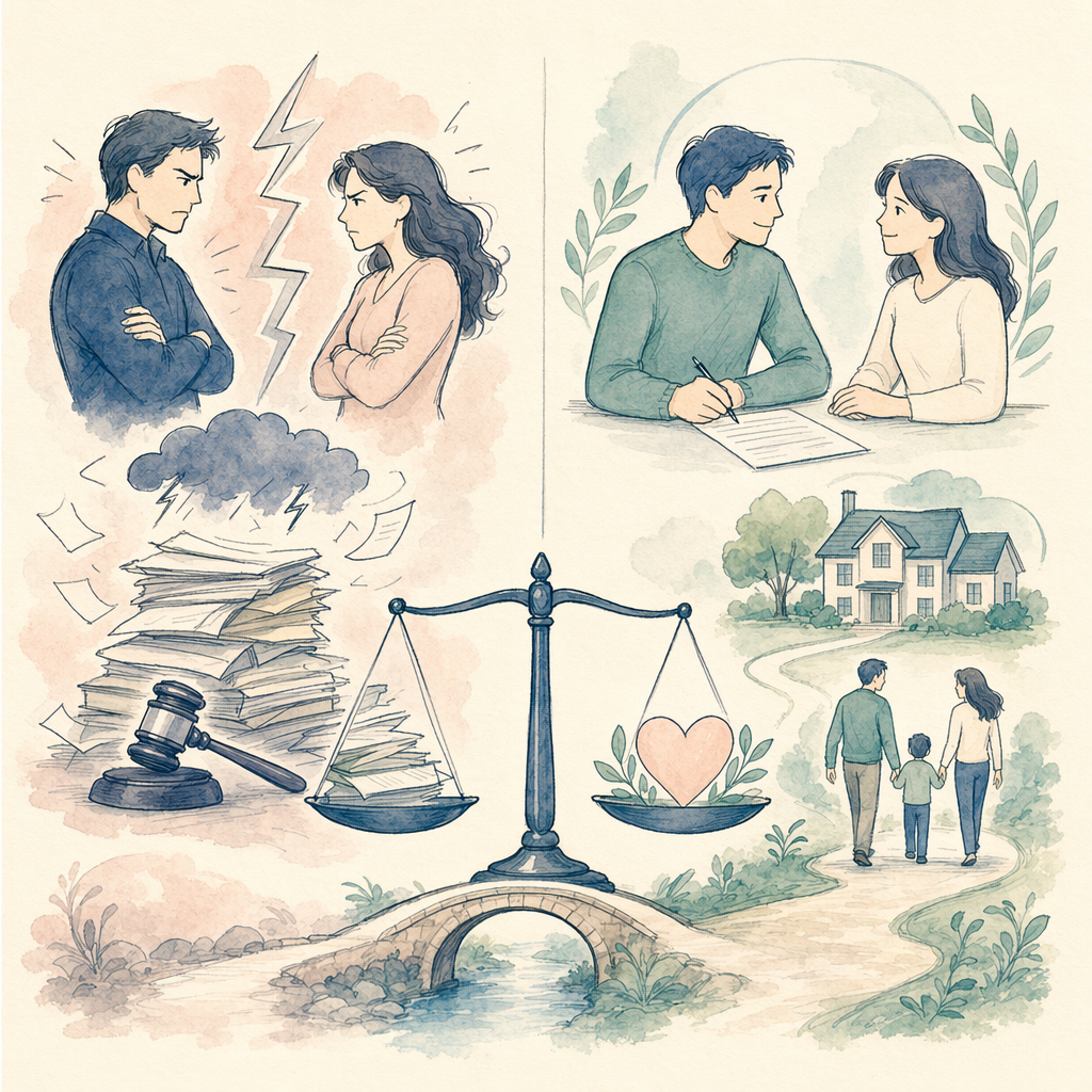 Contested vs. uncontested divorce