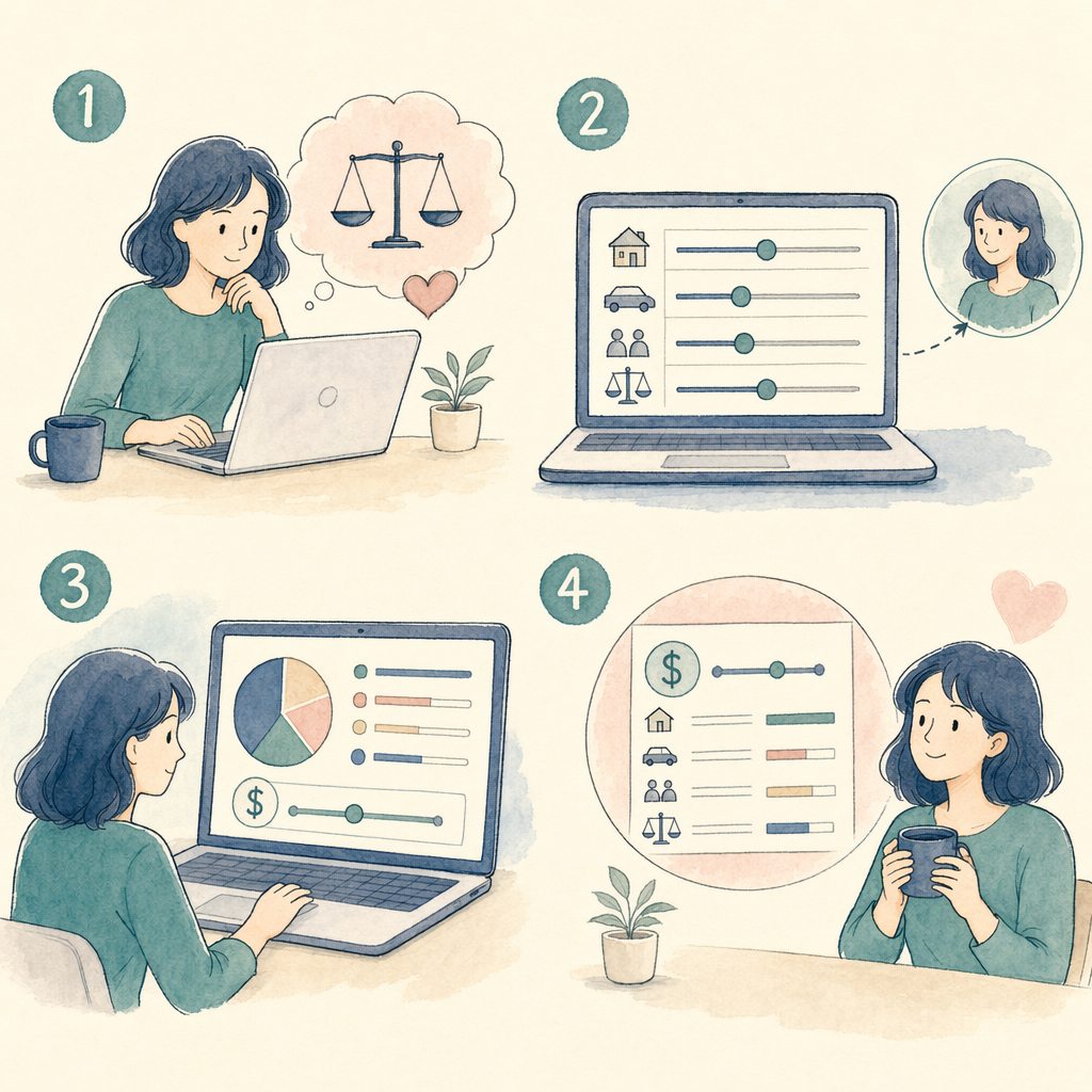 How to use the estimator (simple steps)